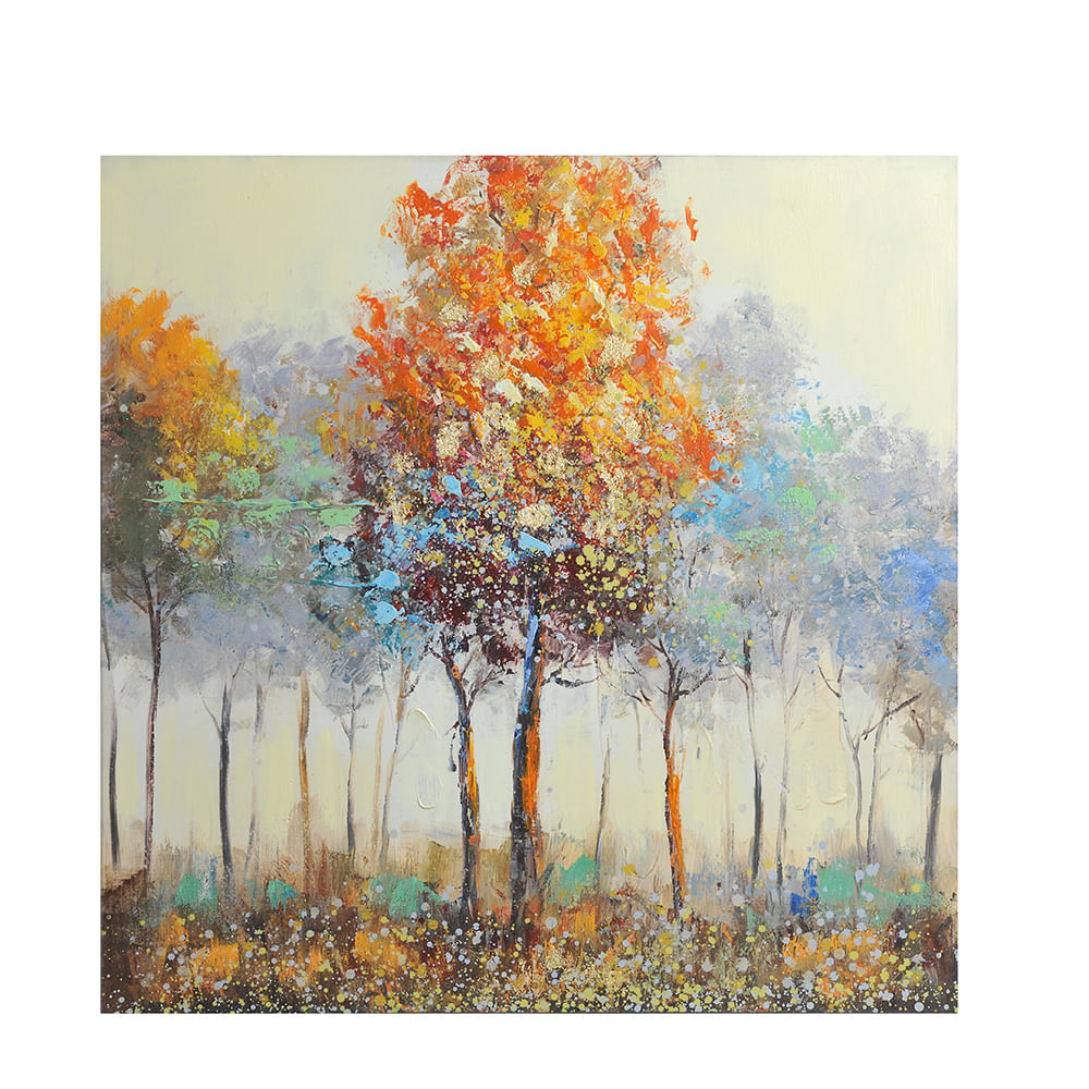 Tablou copaci colorati 100 cm