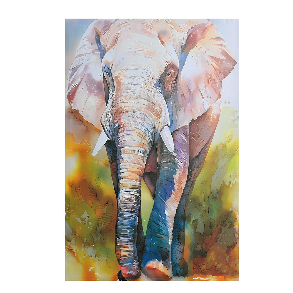 Tablou din panza cu elefant 90 cm