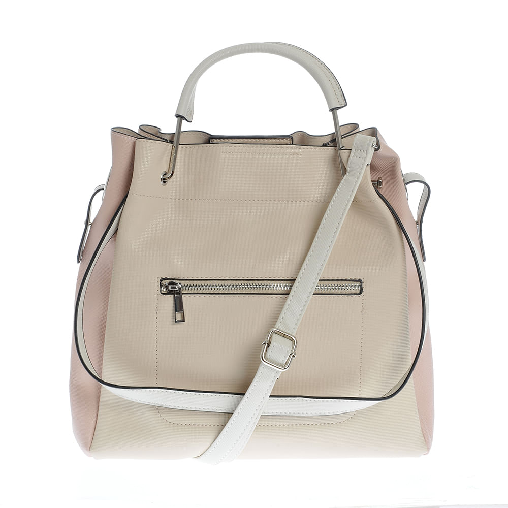 Geanta shopper bicolora