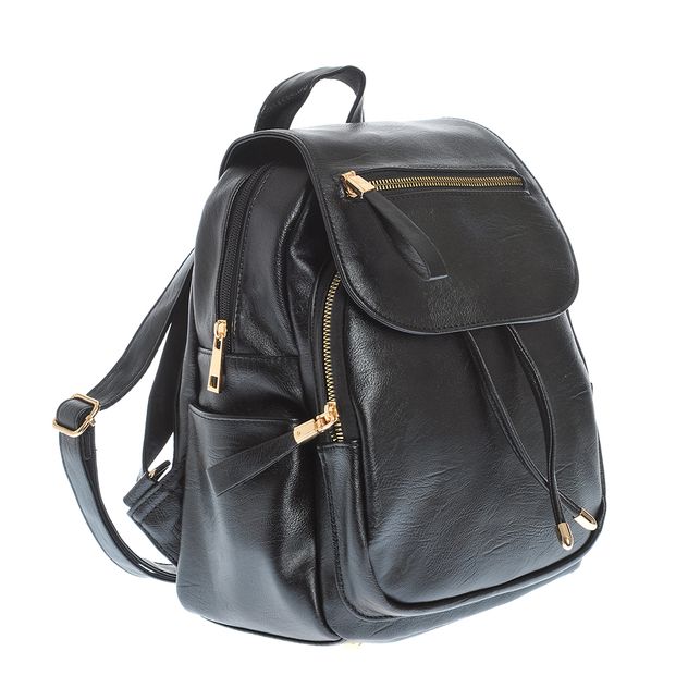 Rucsac negru cu buzunare multiple
