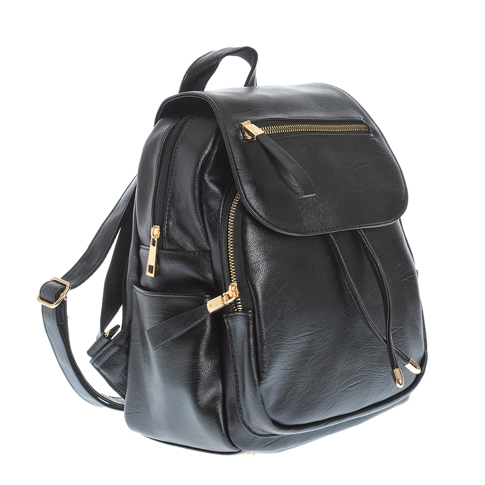 Rucsac negru cu buzunare multiple - 1 | YEO