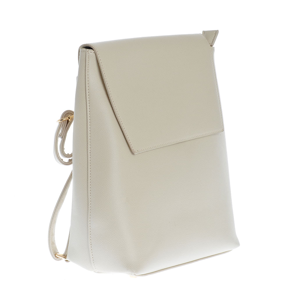 Rucsac bej din piele ecologica cu maner rotund - 1 | YEO