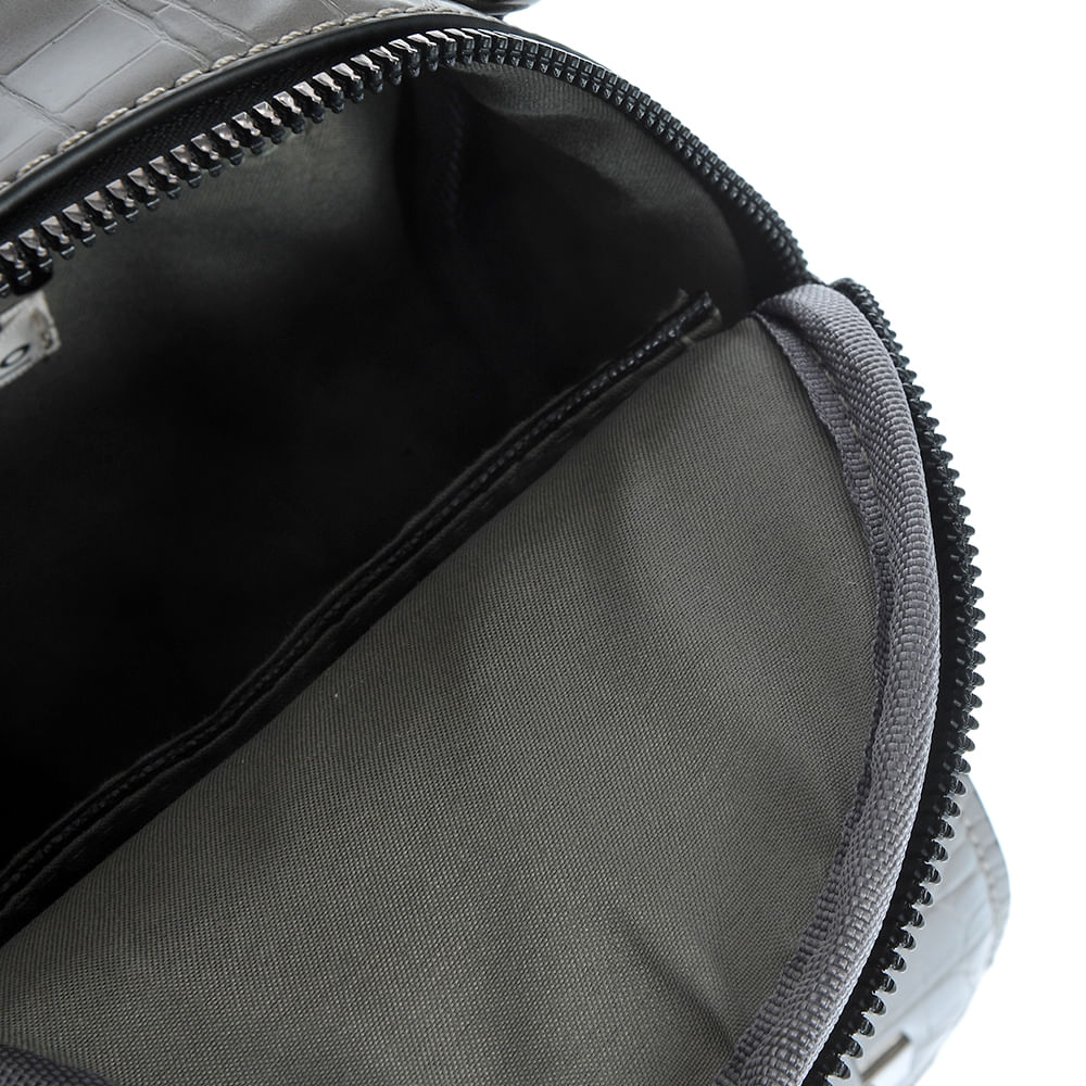 Rucsac mini gri - 3 | YEO