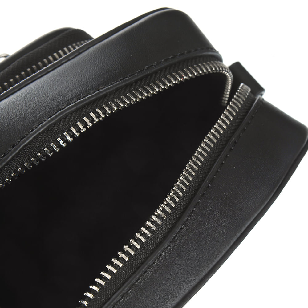Borseta neagra din piele ecologica - 4 | YEO