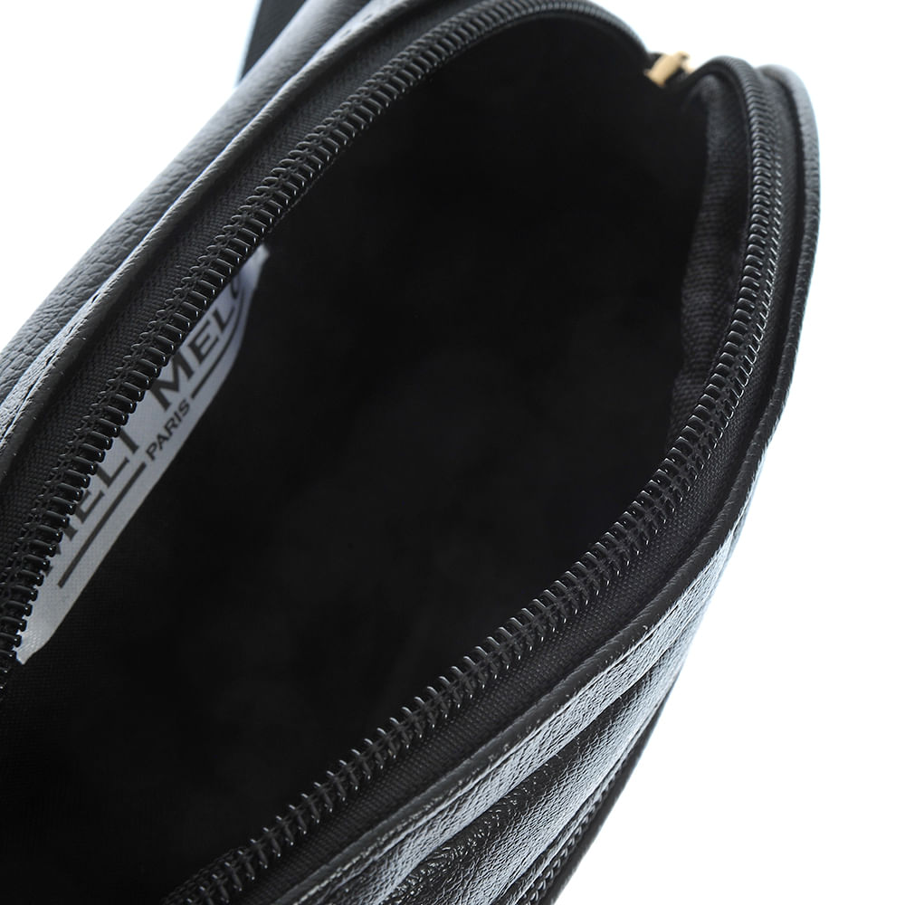 Borseta neagra din piele ecologica - 4 | YEO