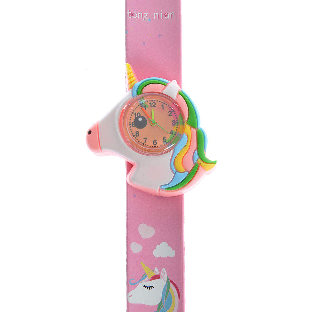 Ceas de mana roz cu unicorn - 1 | YEO