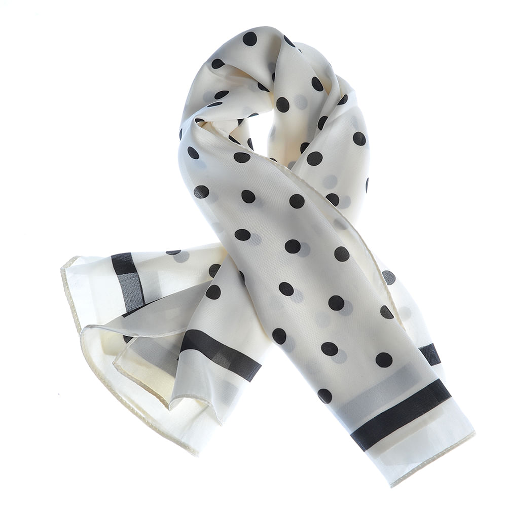 Esarfa cu buline negre - 3 | YEO