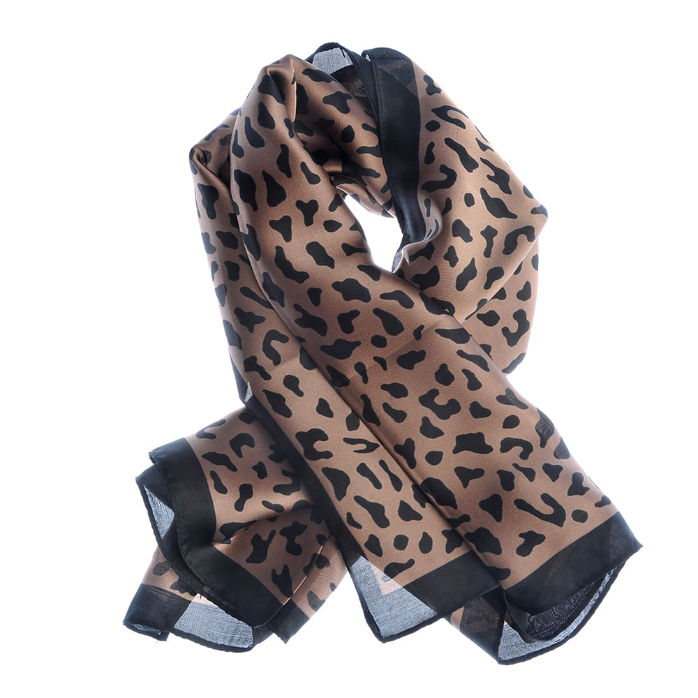 Esarfa cu model animal print - 3 | YEO