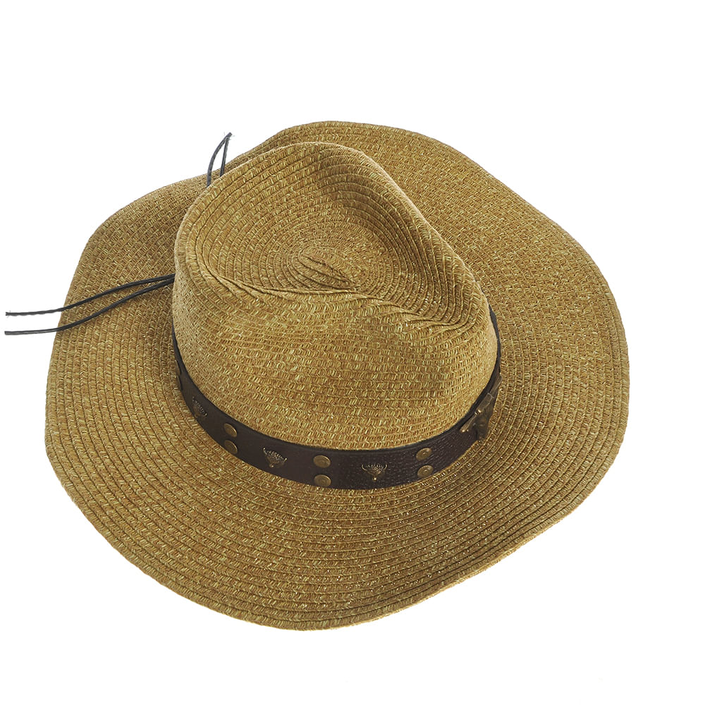 Palarie de vara cu accesorii metalice - 1 | YEO