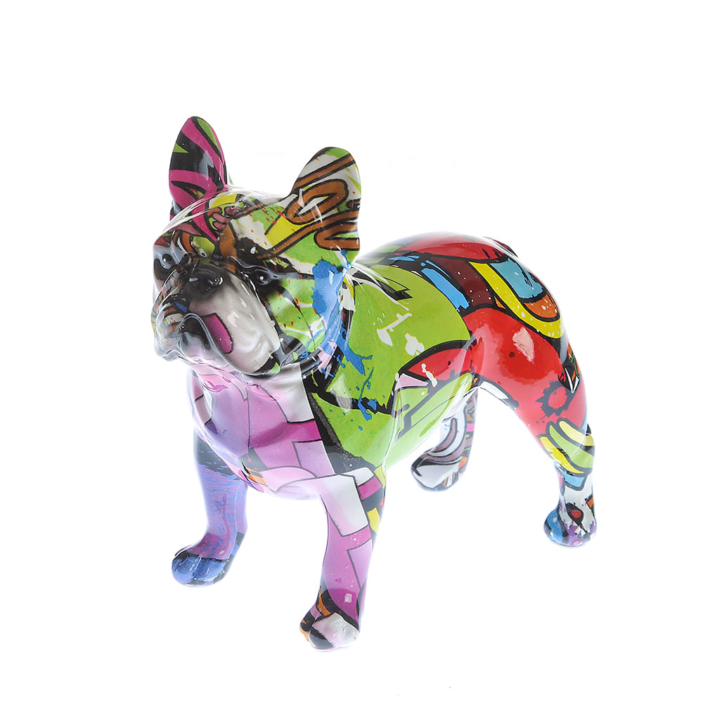 Statueta catel multicolor 18 cm - 1 | YEO
