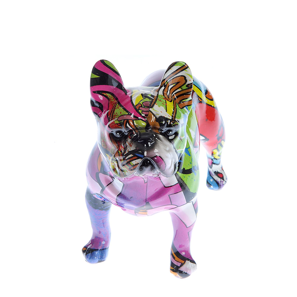 Statueta catel multicolor 18 cm - 2 | YEO