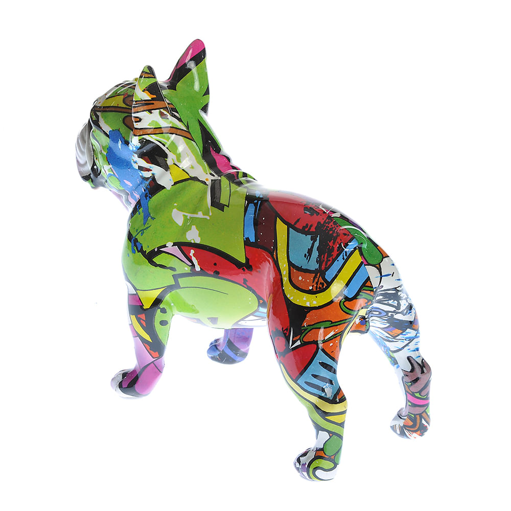 Statueta catel multicolor 18 cm - 4 | YEO