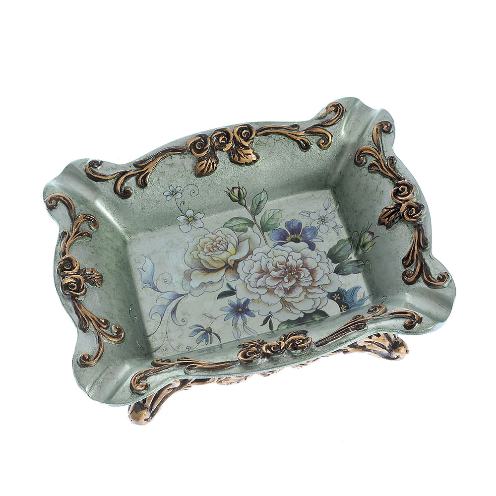 Tava decorativa imprimeu flori - 1 | YEO