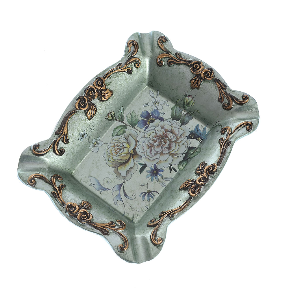 Tava decorativa imprimeu flori - 3 | YEO
