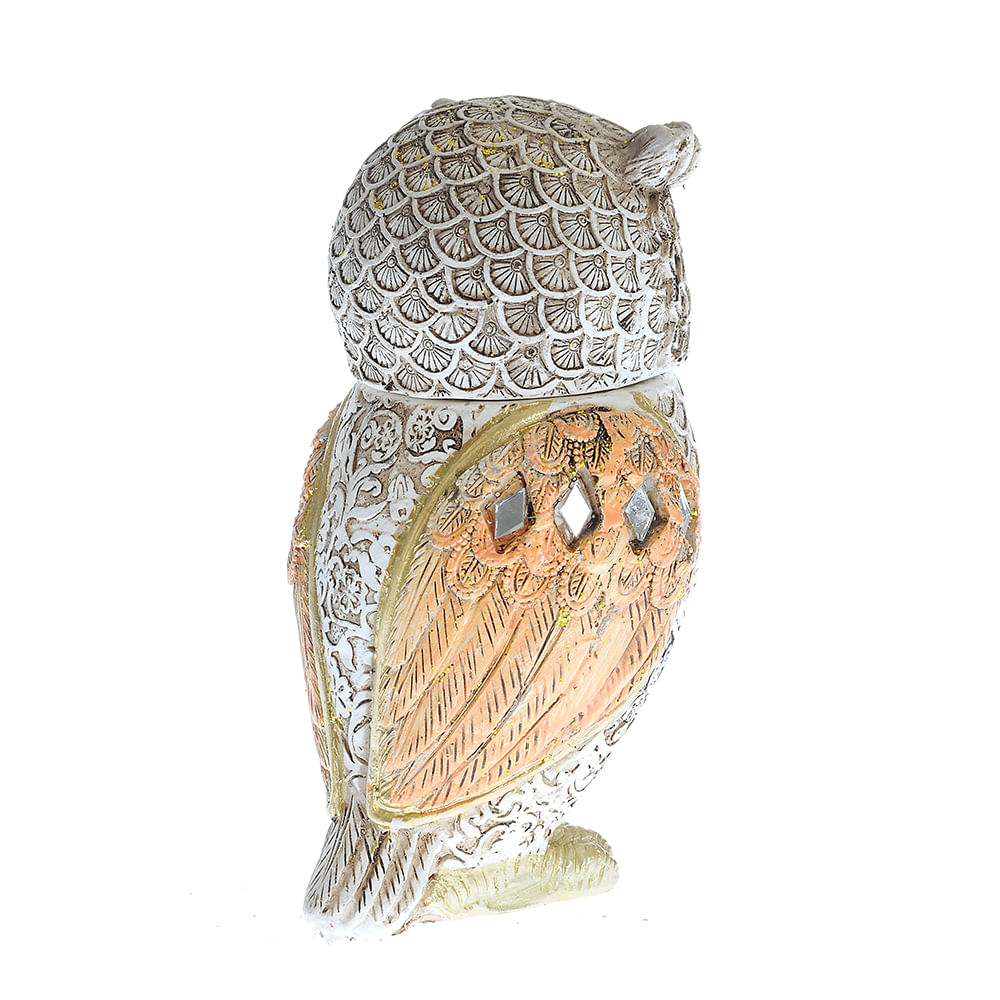 Statueta bufnita aurie 13.5 cm - 4 | YEO