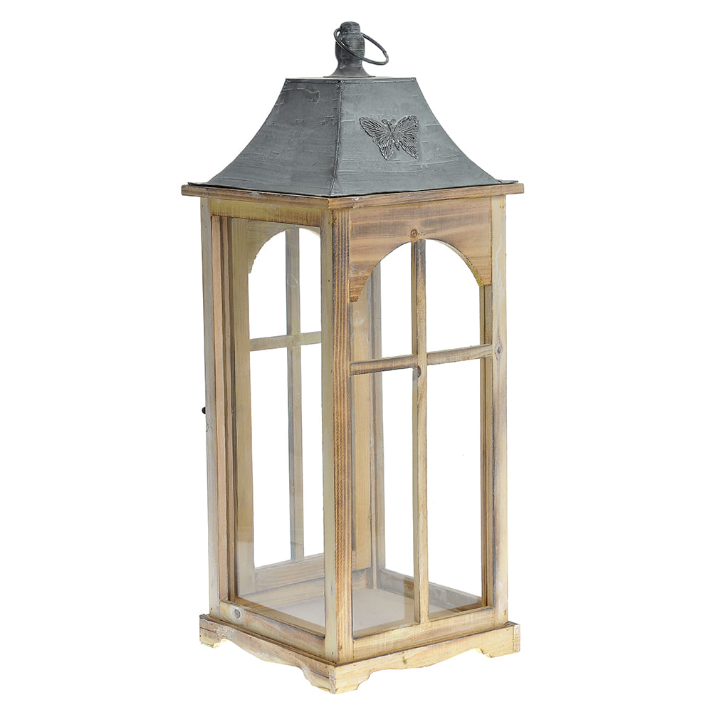 Felinar din lemn 64 cm - 1 | YEO