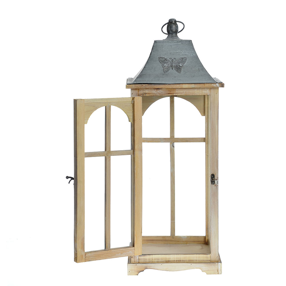 Felinar din lemn 64 cm - 2 | YEO