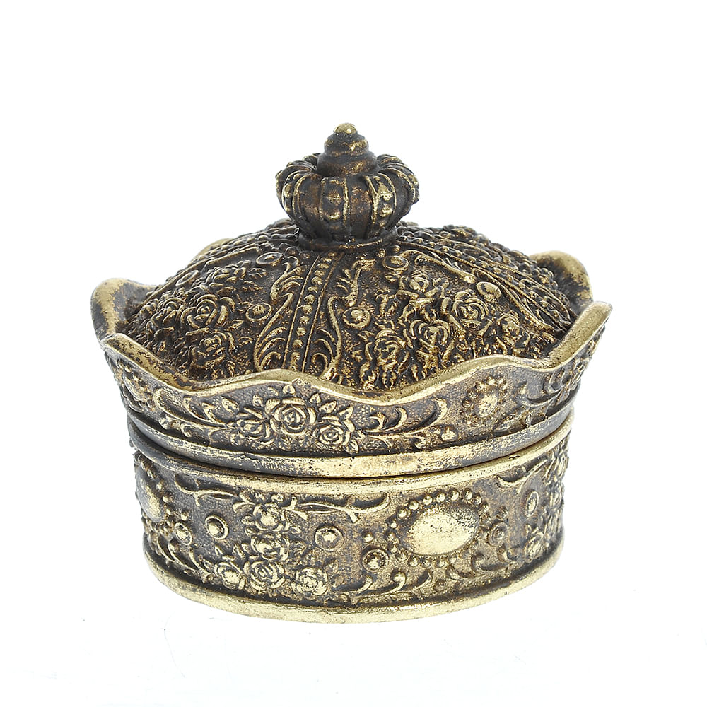 Cutie decorativa cu capac 9 cm