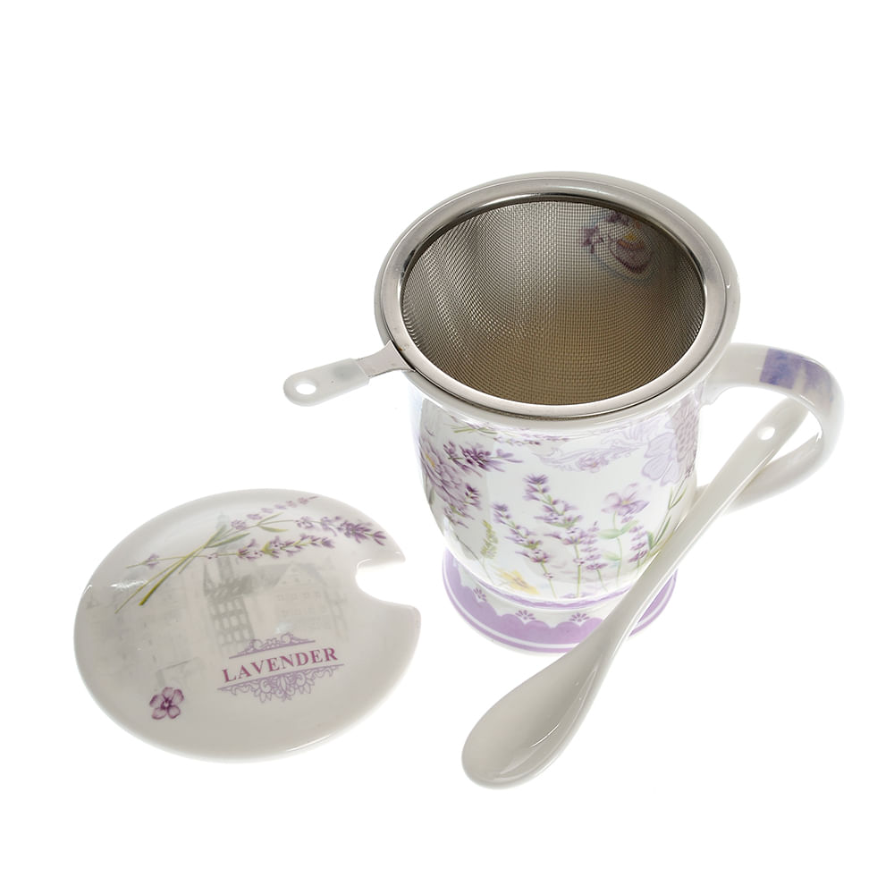 Cana cu capac si infuzor 300 ml - 2 | YEO