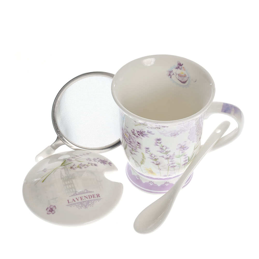 Cana cu capac si infuzor 300 ml - 3 | YEO