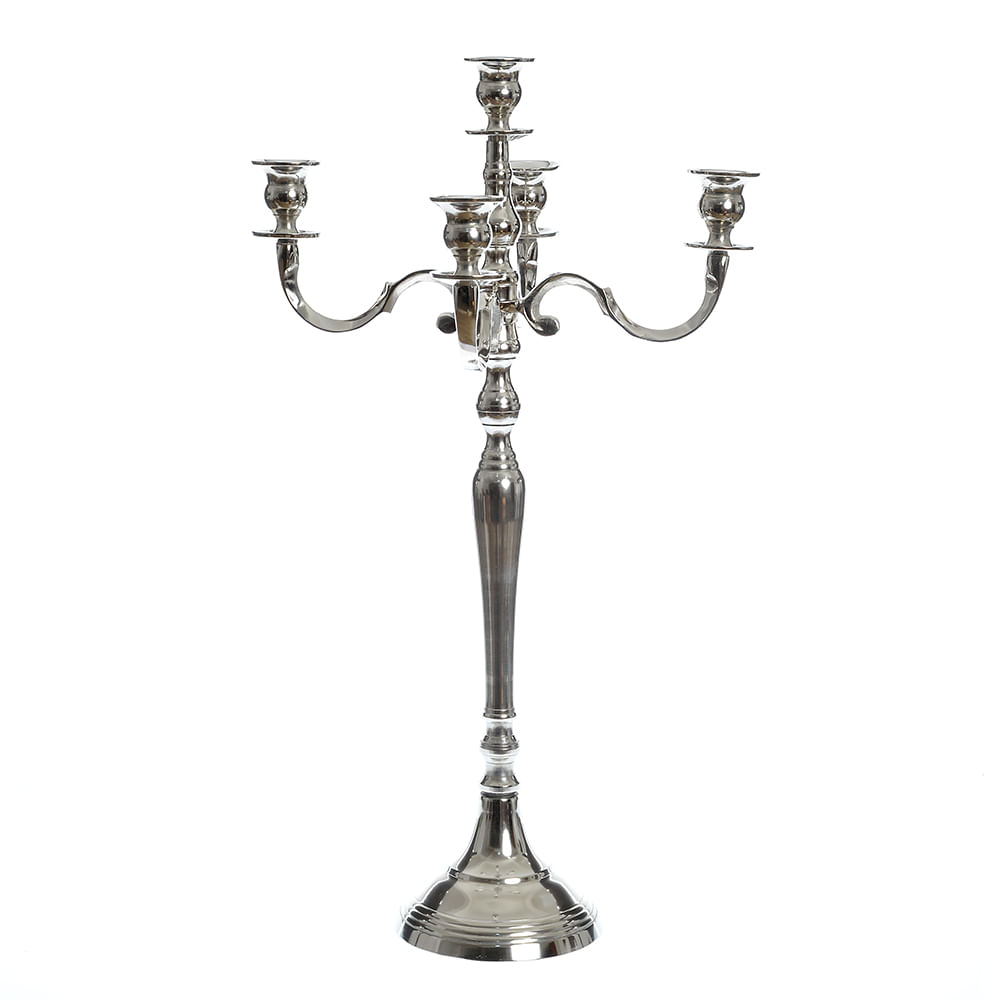 Sfesnic argintiu cu 5 brate 64 cm - 2 | YEO