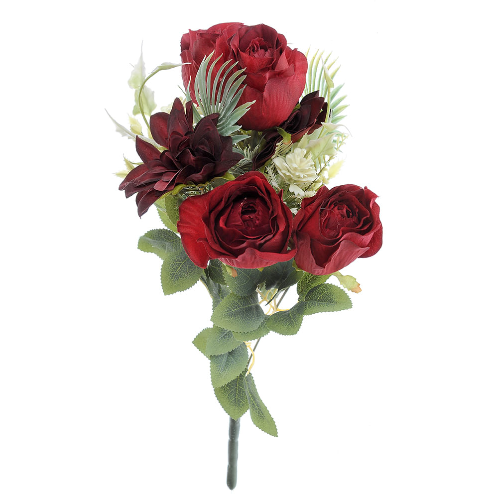 Buchet trandafiri artificiali 45 cm