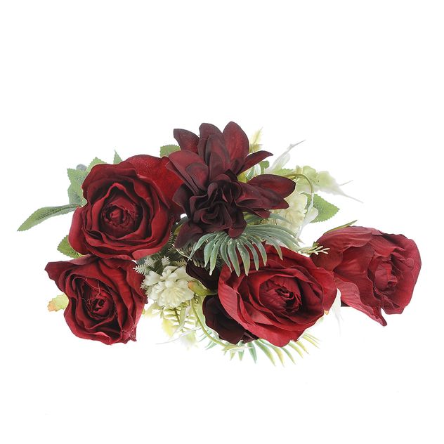 Buchet trandafiri artificiali 45 cm