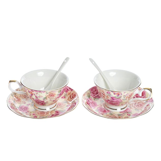 Set doua cesti cu model floral