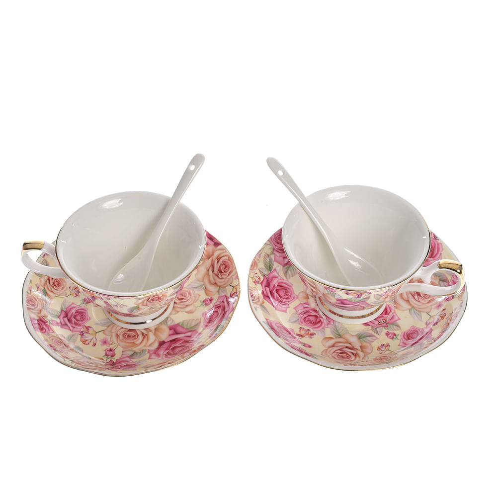 Set doua cesti cu model floral - 2 | YEO