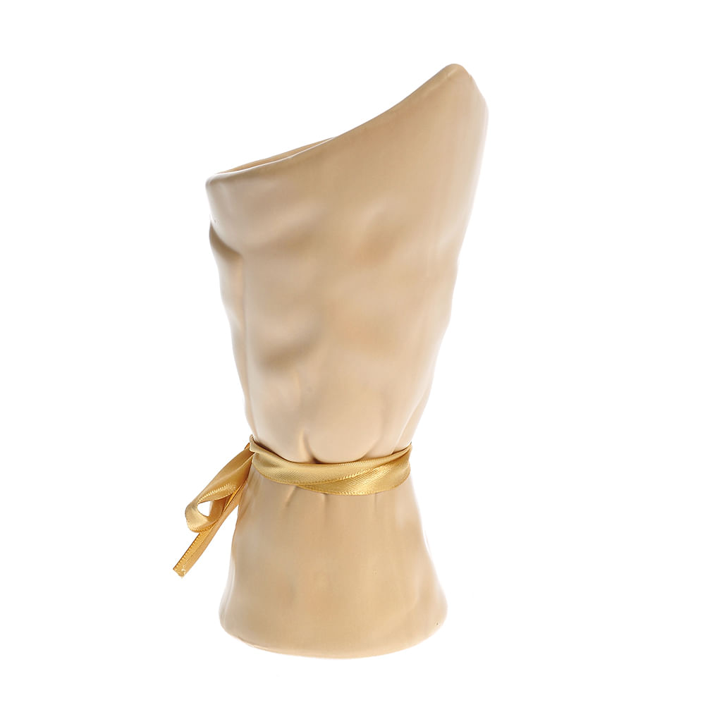 Vaza din ceramica cu fundita 20 cm - 3 | YEO