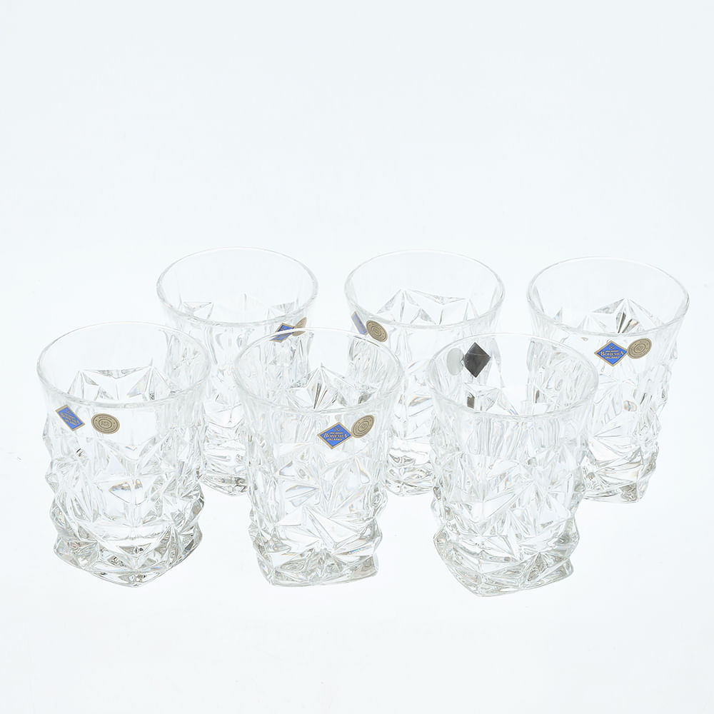 Set 6 pahare din cristal pentru whiskey - 1 | YEO