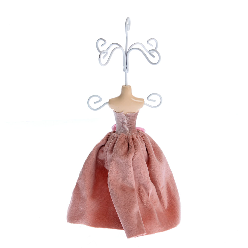 Manechin roz pentru bijuterii 19 cm - 2 | YEO