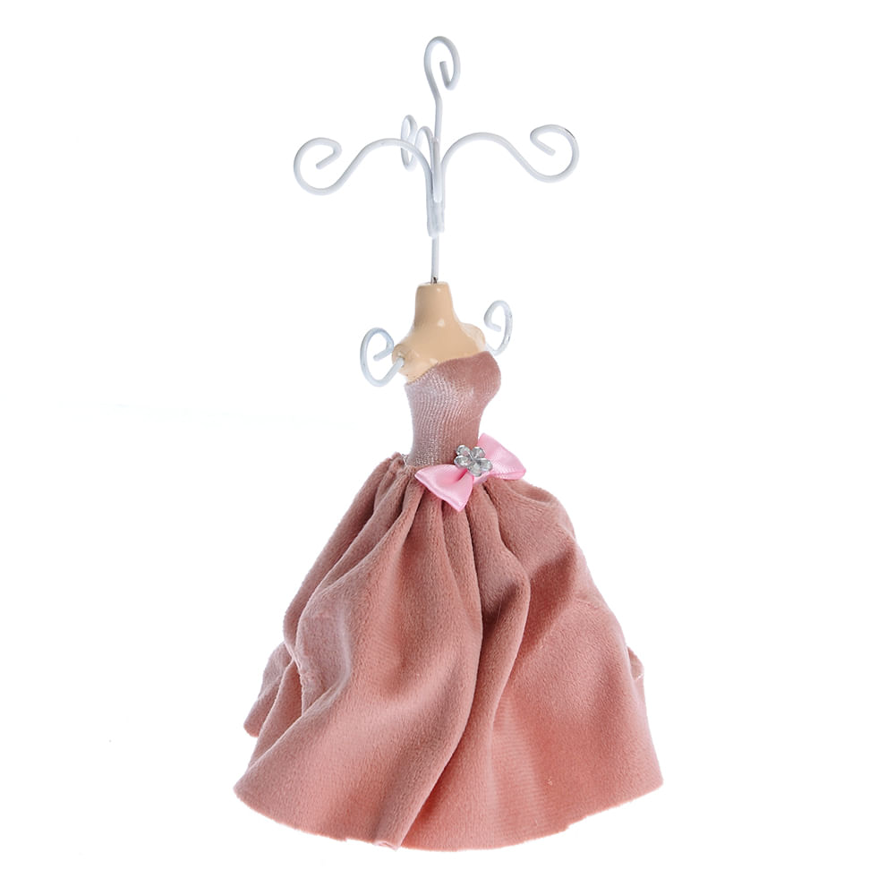 Manechin roz pentru bijuterii 19 cm - 3 | YEO