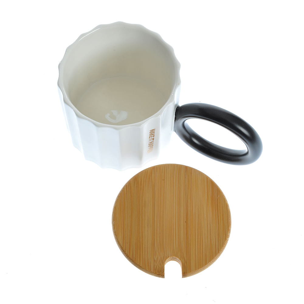Cana alba din ceramica 320 ml - 1 | YEO