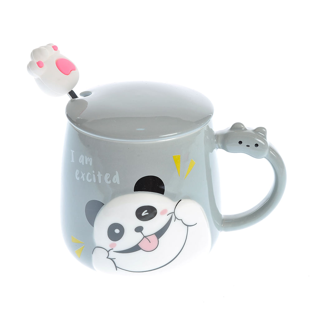 Cana din ceramica cu panda 400 ml