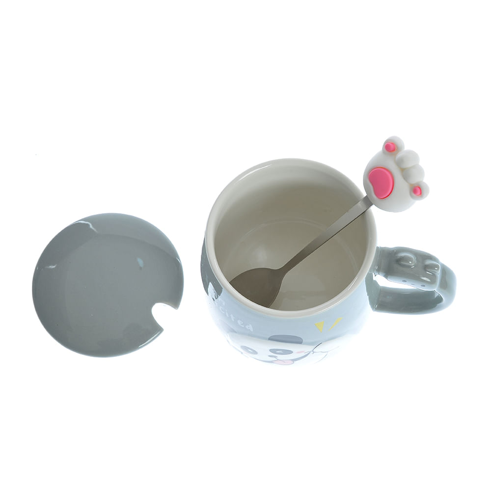 Cana din ceramica cu panda 400 ml - 3 | YEO