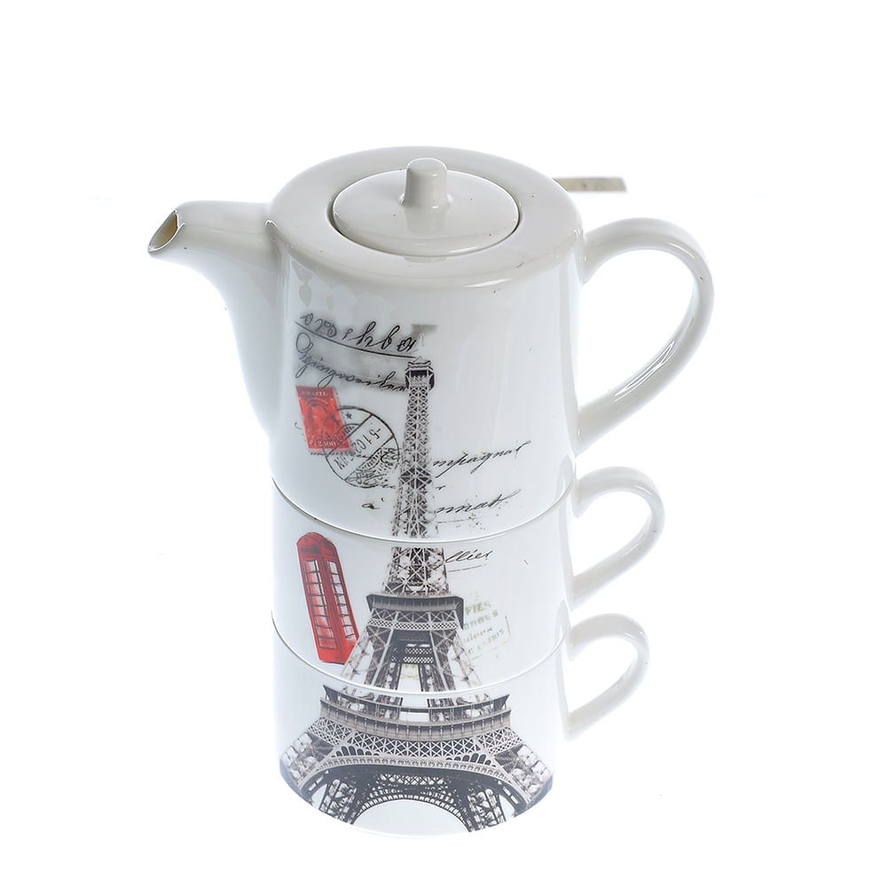 Ceainic cu 2 cesti 550 ml - 2 | YEO