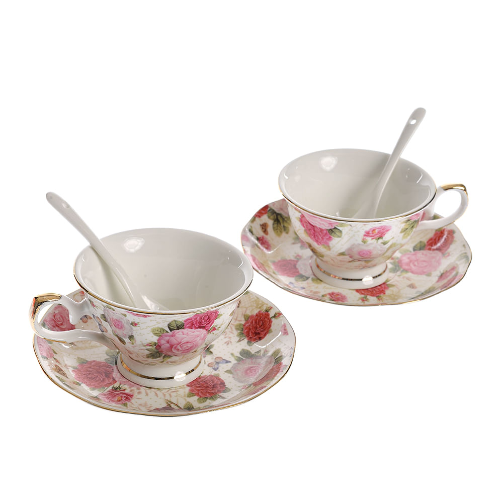 Set 2 cesti cu model floral 220 ml - 3 | YEO