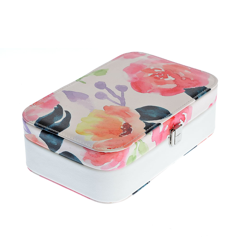 Cutie de bijuterii cu model floral 22 cm - 1 | YEO