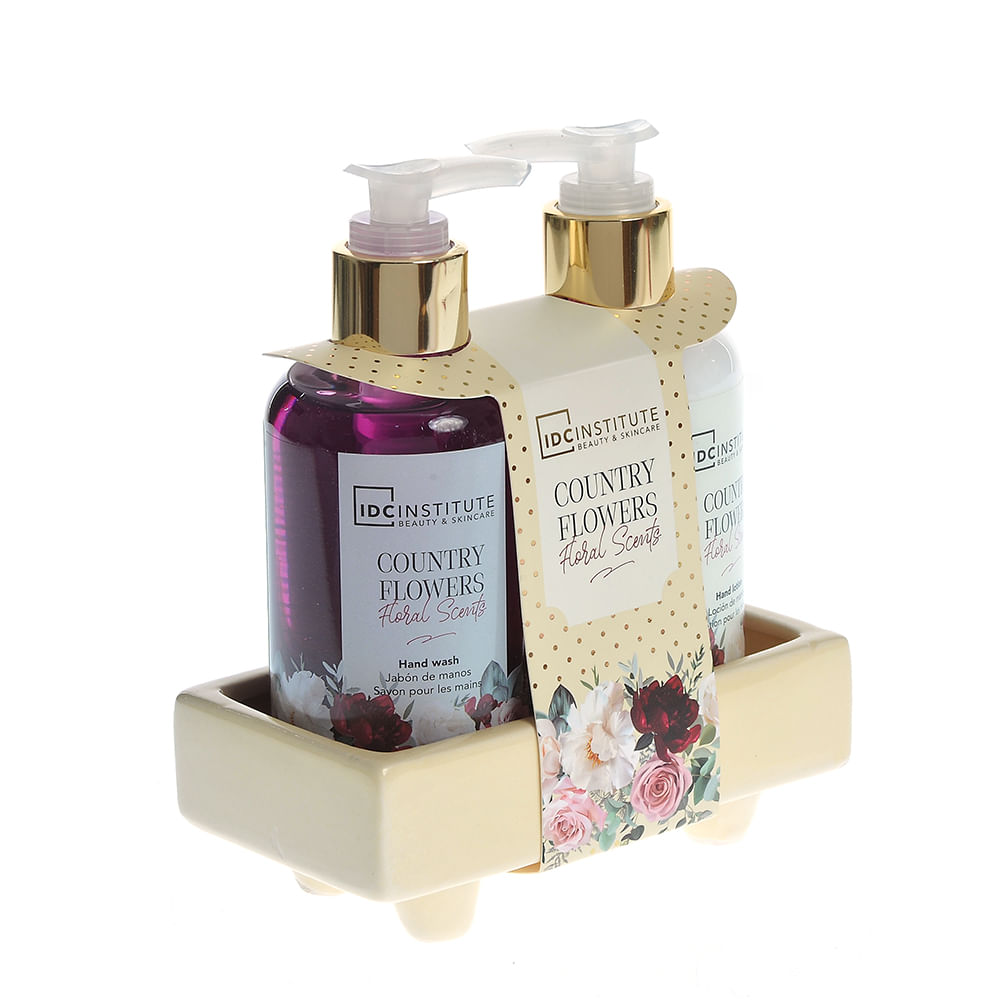 Sapun lichid si lotiune de maini Country Flowers - 1 | YEO