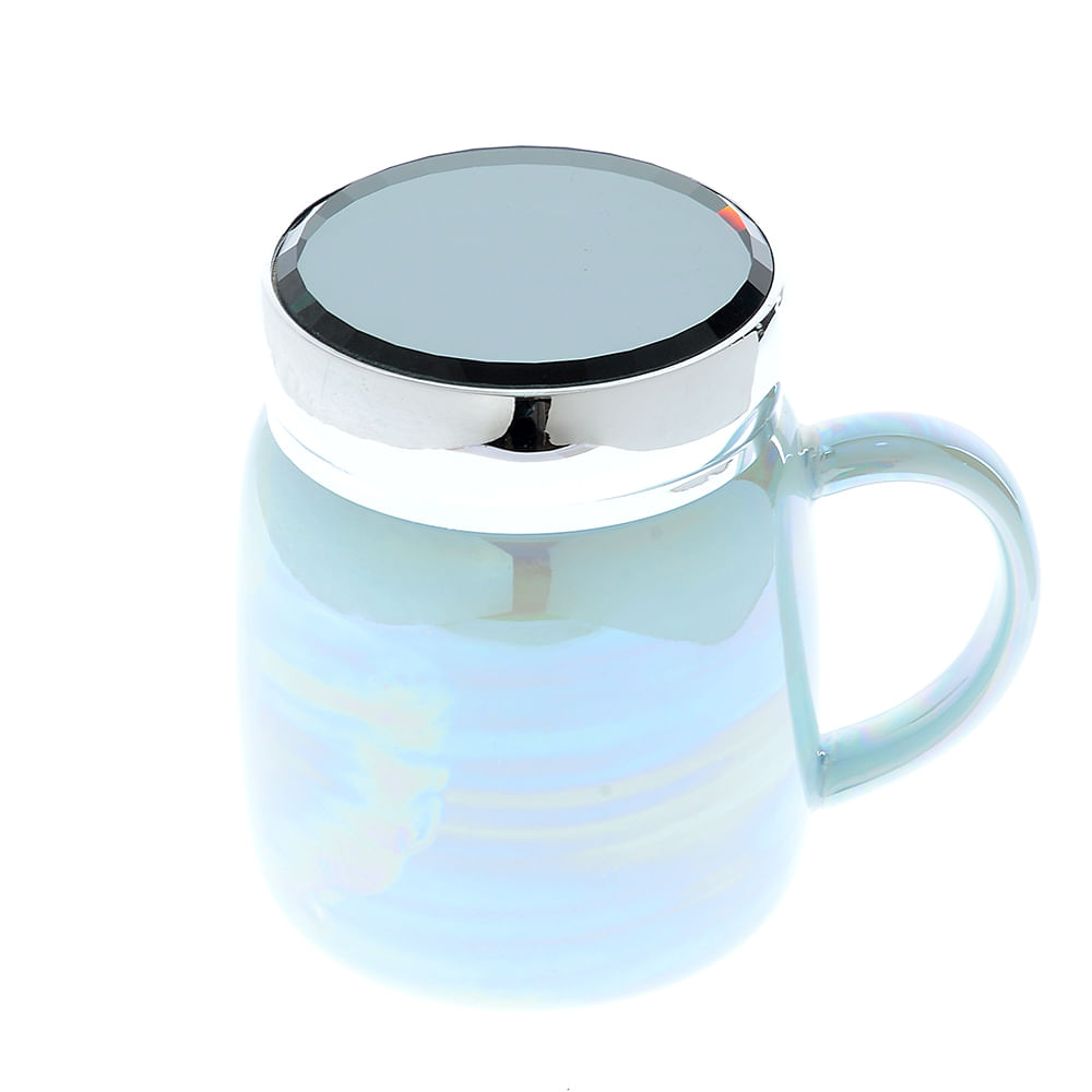 Cana bleu cu capac 400 ml