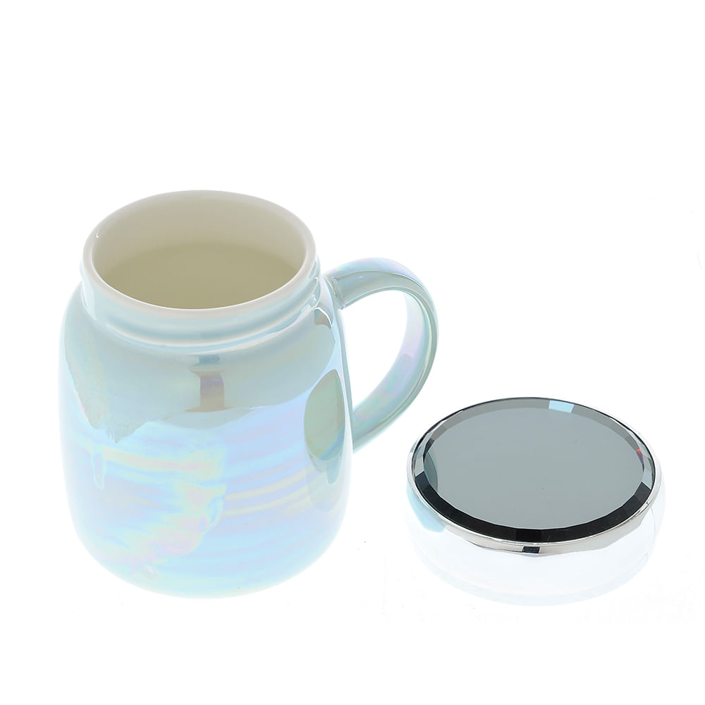 Cana bleu cu capac 400 ml - 1 | YEO