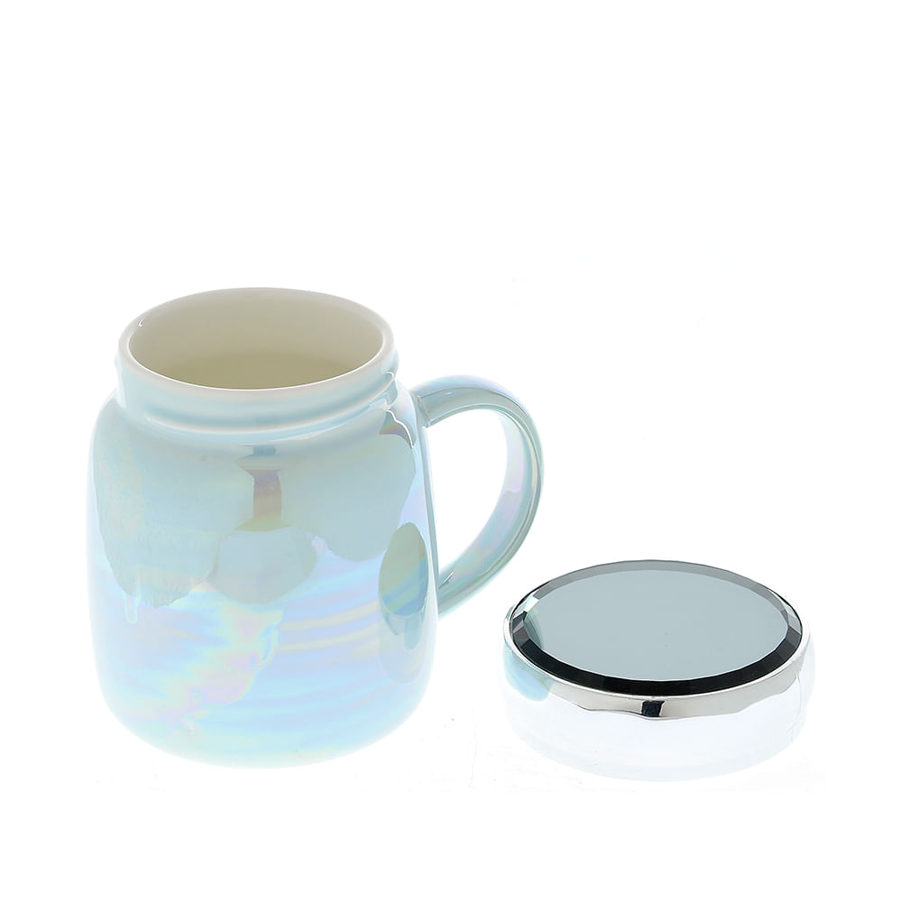 Cana bleu cu capac 400 ml - 2 | YEO