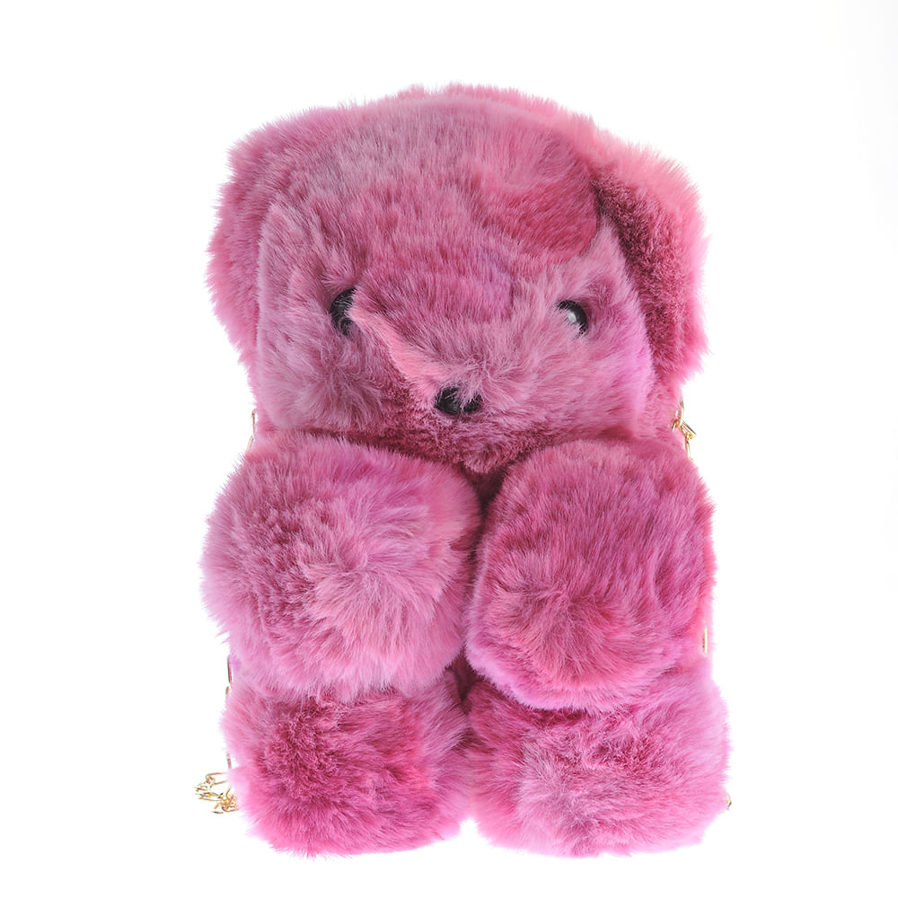 Rucsac fucsia in forma de urs - 1 | YEO