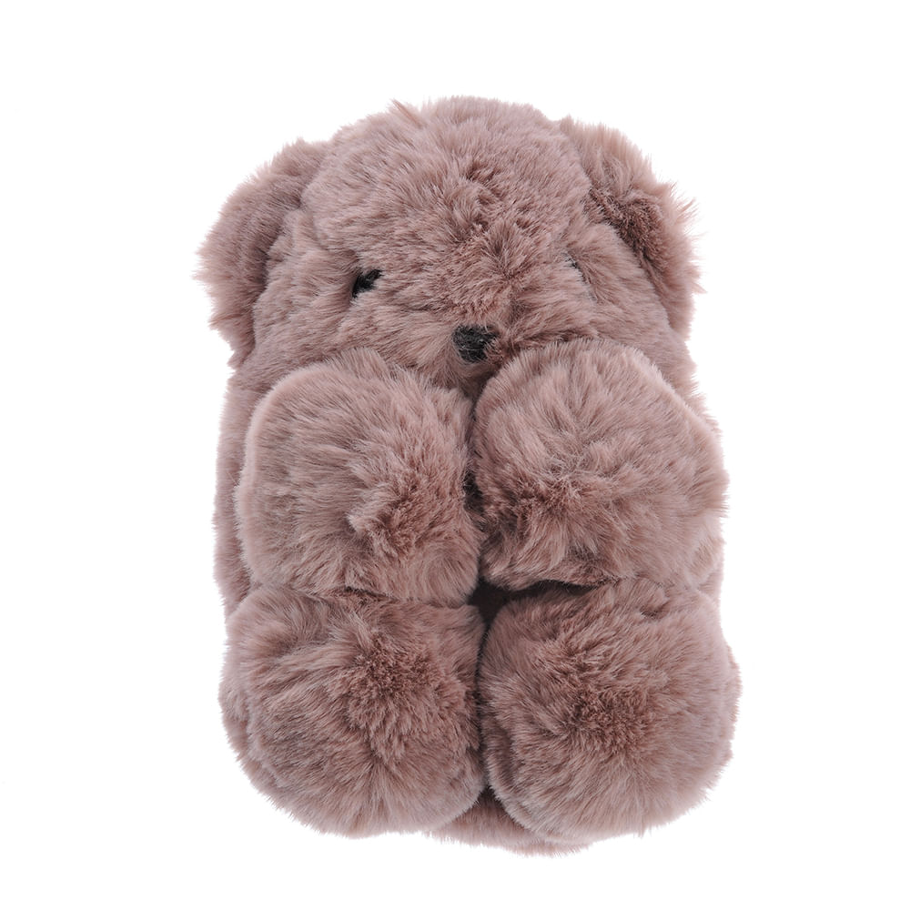 Rucsac roz in forma de urs