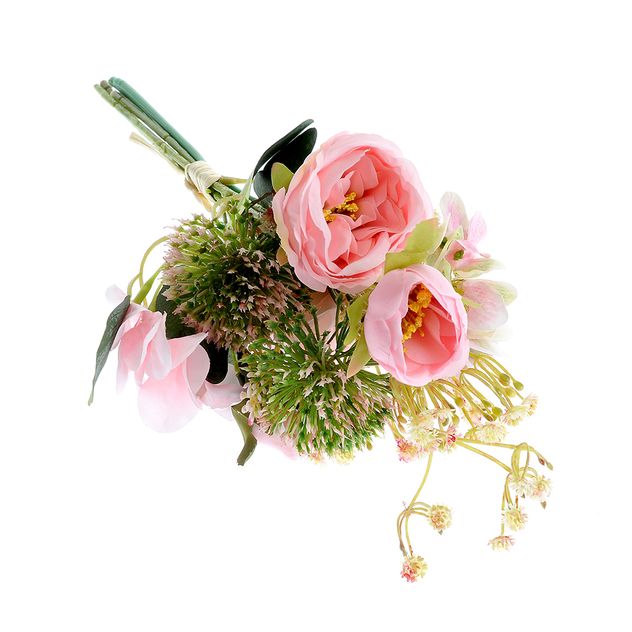 Buchet flori roz 40 cm