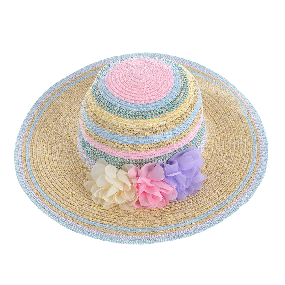 Palarie colorata cu flori - 2 | YEO