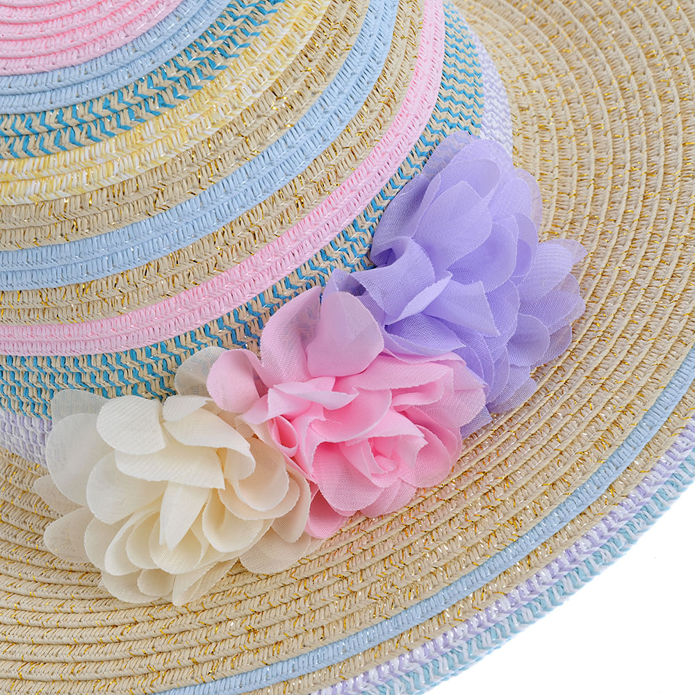 Palarie colorata cu flori - 4 | YEO