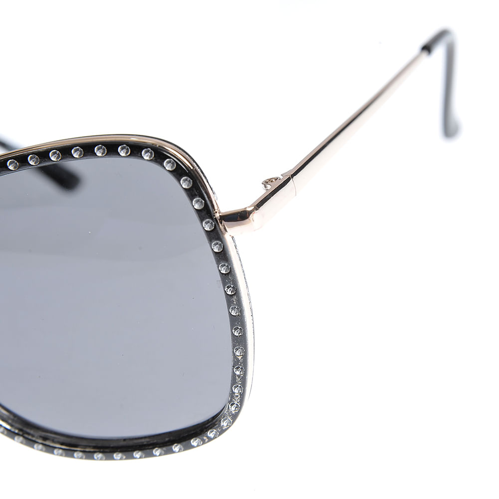 Ochelari de soare negri rama cu tinte si protectie UV 400 - 2 | YEO