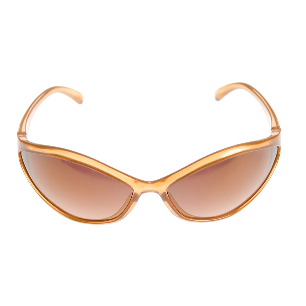 Ochelari de soare maro cu forma alungita - 3 | YEO